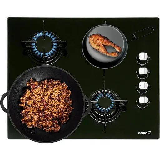 Варильна поверхня газова Cata CHI 6031 BK (08041502) - фото 3