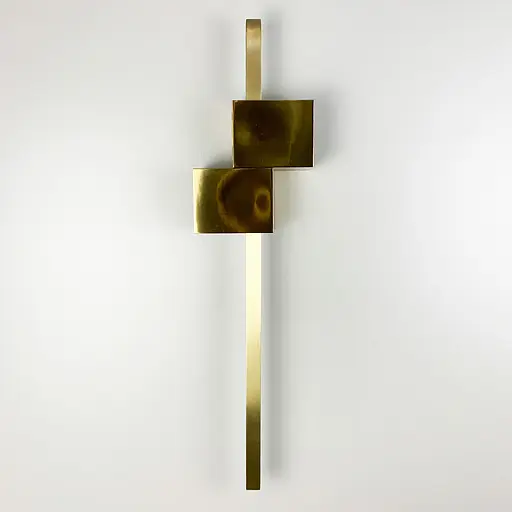 Настенный латунный светильник Сomfort в 3-х размерах Line F длина 80 см Арт. WM23 AB - фото 2