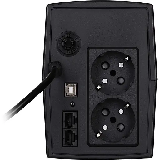 Источник бесперебойного питания 2E DD850, 850VA/480W, LCD, USB, 2xSchuko - фото 3