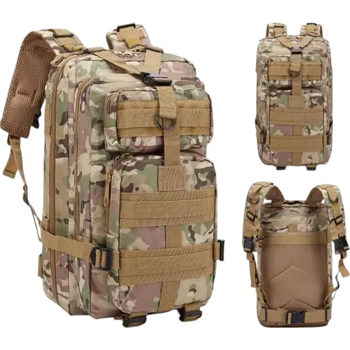 Тактичний військовий рюкзак Military Мультикам 25 л 41x23x23 см - фото 2