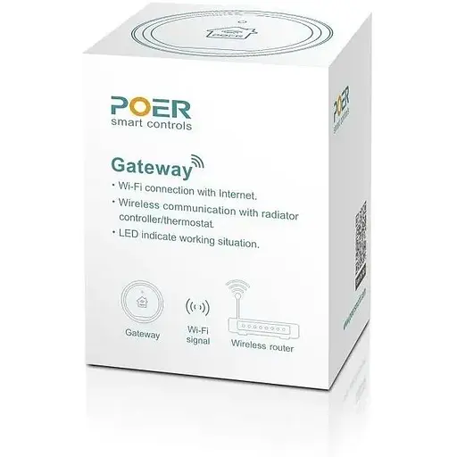 Шлюз Poer PTG10 Wifi для керування через інтернет термостатами Poer PTC10 / PTC16 / PTV30 - фото 2