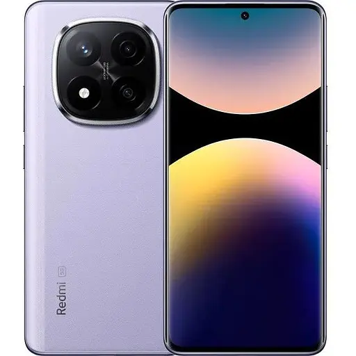 Смартфон Xiaomi Redmi Note 14 Pro+ 5G Lavender Purple, 2 Nano-SIM, 6.67" (2712x1220, 120 Гц) Amoled, Qualcomm Snapdragon 7s Gen 3 - фото 1