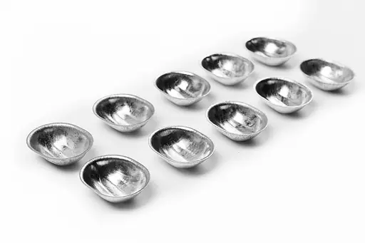 Металеві формочки порційні для випікання печива горішки, Master Class Сірий 83129 - фото 4