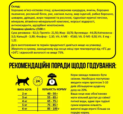 Сухий корм PRIME для дорослих котів з рибою 10кг - фото 2