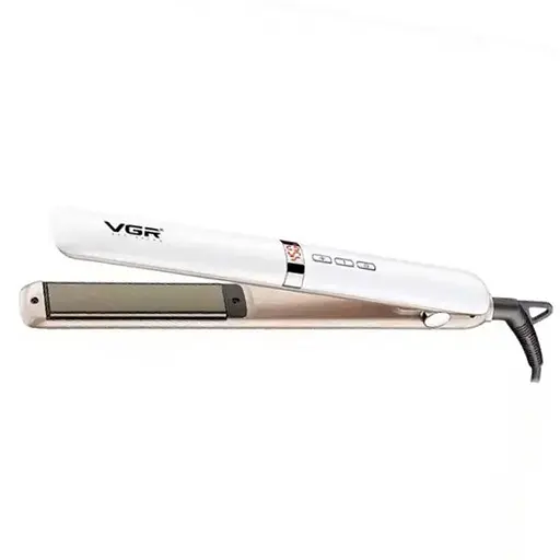 Випрямляч для волосся VGR з плаваючими пластинами білий (V522W) - фото 3