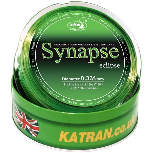 Волосінь Katran Synapse Eclipse 1000 м (neon/black) 0.331 мм 8.10 кг - фото 2