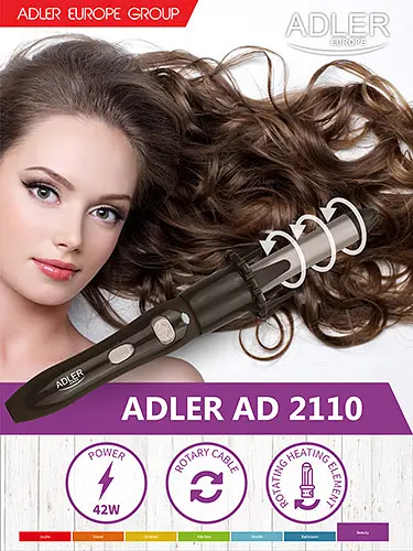 Автоматическая плойка Adler AD 2110 оборотная, мощность 42 Вт - фото 7