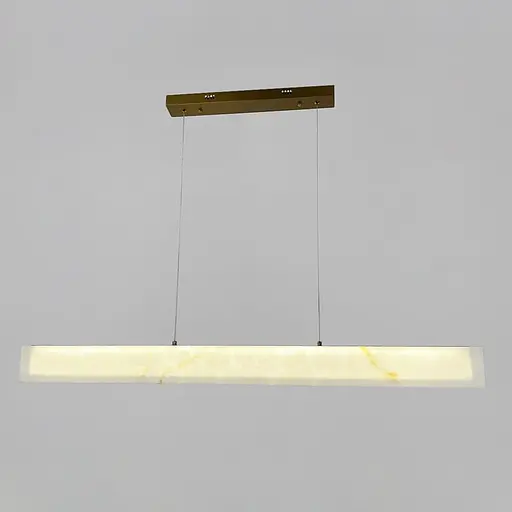 Подвесная люстра с эффектом мрамора в удлиненном корпусе 120 см Ст. MJ364L-1200 | Line F - фото 6