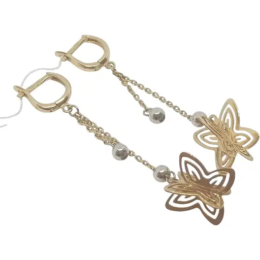 Золоті сережки Столична Ювелірна Фабрика. 105869