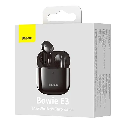 Навушники бездротові Baseus TWS Earphones Bluetooth Bowie E3 (NGTW080001) чорні - фото 3