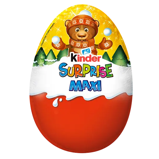 Яйце Kinder Maxi Surprise Новорічне 100 г - фото 5