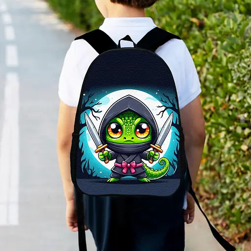 Рюкзак детский Рюкзак детский Дракончик Ниндзя 34х27 см, ранец городской для мальчика (00540)