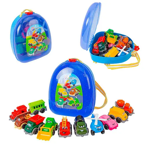 Набор "Транспорт мини" 9253 Технок, в рюкзаке (4823037609253) - фото 5