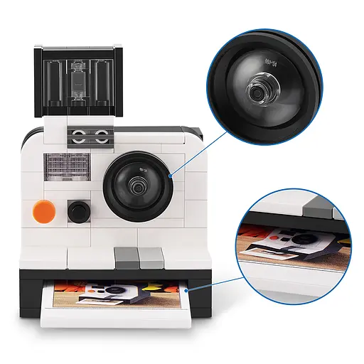 Конструктор в капсуле Max серии "Retro" S1 - Фотоаппарат Поллароид - фото 7