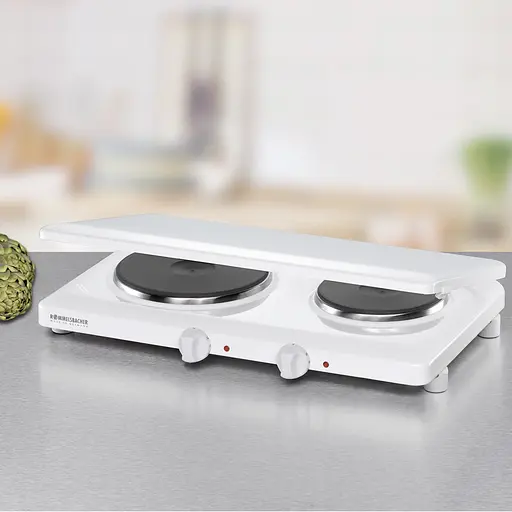 Електроплита подвійна Rommelsbacher THL 2597/A з кришкою - фото 2