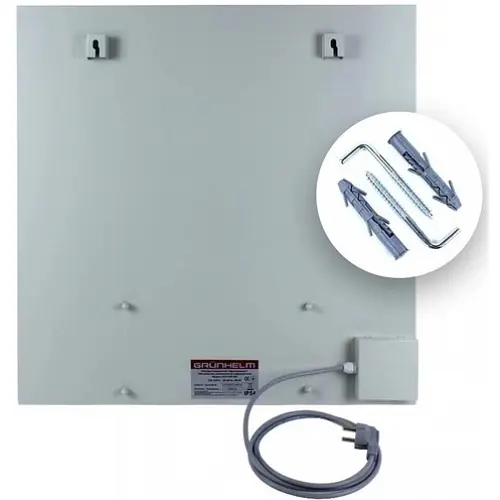 Керамічний обігрівач Grunhelm GCH-500BG з терморегулятором - фото 2