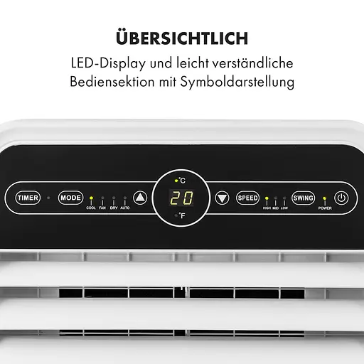 Мобильный кондиционер Klarstein Metrobreeze 9 New York City (10028190) - фото 5