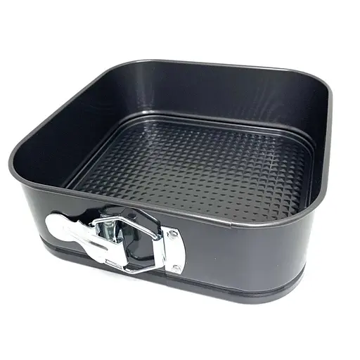 Набор квадратных разборных форм для торта 24/26/28 cм A-Plus с антипригарным покрытием, A-plus Черный 84725 - фото 7