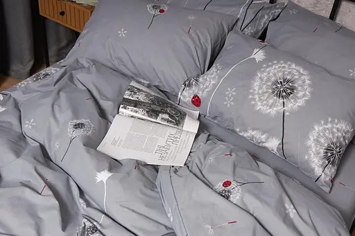 Комплект постельного белья Moon&Star Бязь Gold Люкс Ladybug King Size 220x240 наволочки 2х50х70 - фото 2