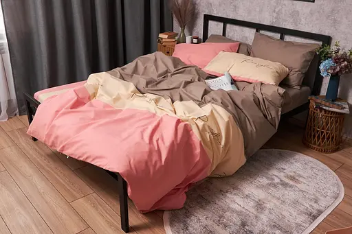 Комплект постельного белья Moon&Star Бязь Gold Люкс Honeydew King Size 220x240 наволочки 4х70х70 - фото 6