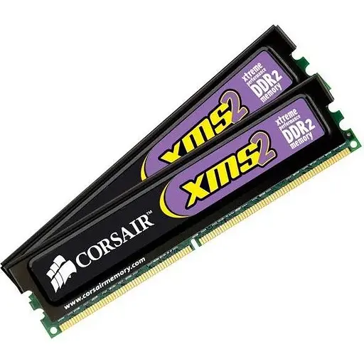Оперативна пам'ять Corsair XMS2 DDR2 4GB (2 x 2GB) PC2-6400 800MHz CL5 1.8v Б/В