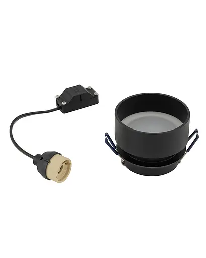 Точковий світильник врізний Nowodvorski 11348 Shine GU10 1x15W IP20 чорний - фото 6