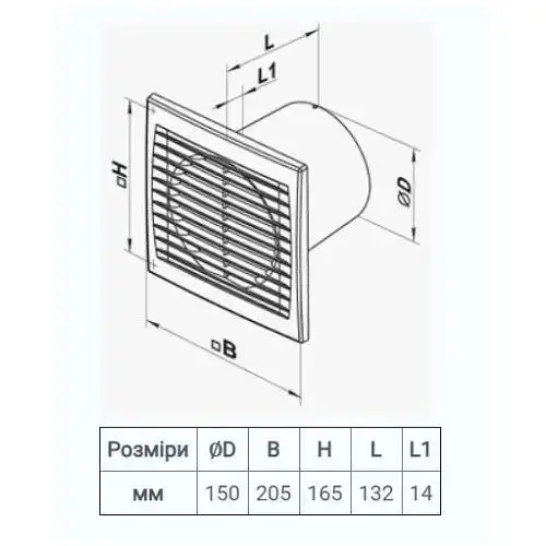 Вытяжной вентилятор Домовент 150 С с сеткой от насекомых - фото 6
