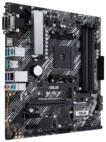 Мат.плата AM4 (B450) Asus PRIME B450M-A II, B450, 4xDDR4, Int.Video(CPU), 6xSATA3, 1xM.2, 1xPCI-E 16x 3.0, 2xPCI-E 1x 2.0, ALC88. VGA/DVI-D/HDMI, mATX - фото 4