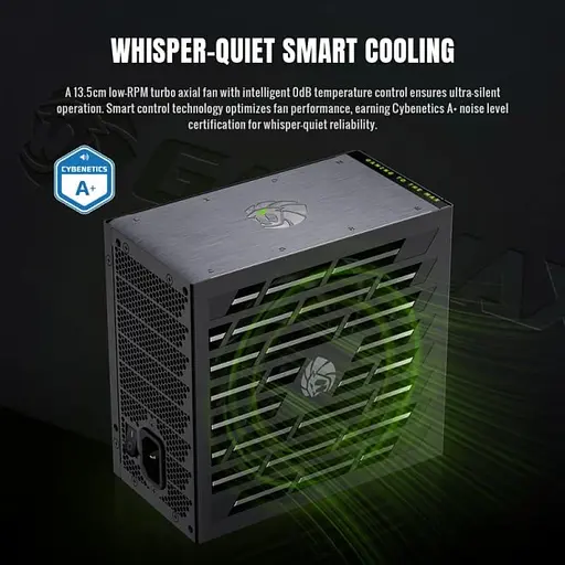 Блок живлення GameMax Lion core 1200P 1200W ATX 3.1 80+ Platinum (Lion core 1200P) - фото 6