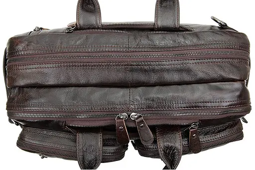 Чоловіча шкіряна сумка Vintage 38х27х15 см sum0012448 - фото 7