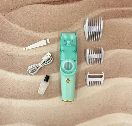 Детская машинка для стрижки с вакуумным сбором волос VGR V-151 (IPX7, Тихая) - фото 4