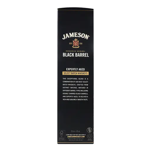 Віскі Jameson Black Barrel 40% 0.7 л в подарунковій упаковці - фото 7