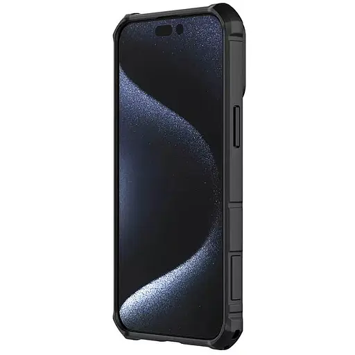 Чохол TPU+PC Nillkin CamShield Armor шторка на камеру для Apple iPhone 15 Pro 6.1 Чорний - фото 4