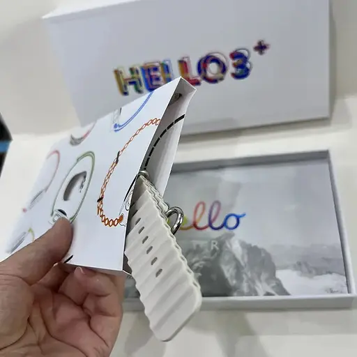 Розумний годинник Smart Watch Hello Watch 3 Full HD AMOLED 49 мм Помаранчевий - фото 4