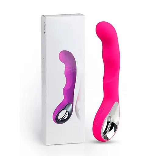 Вибратор для стимуляции точки G с гибким корпусом и USB зарядкой Розовый