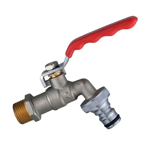 Кран шаровый поливочный Q Professional 1/2″ NV-QP155 + коннектор быстросъемный - фото 2