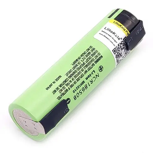 Аккумулятор с никелевыми контактами Panasonic Liitokala NCR18650B 3400mAh 3.7V (с напайками) - фото 5