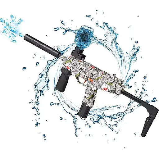 Бластер автоматический OldBro MP9 Gel Ball с гель шариками орбиз 10500 шт. eXtream white - фото 1