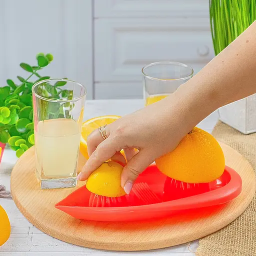 Соковыжималка ручная для цитрусовых и терка для овощей, Kitchette Красный 84950 - фото 5