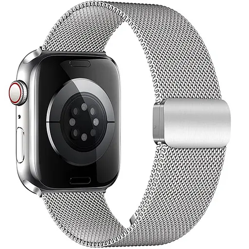 Ремешок Hoco WA26 Milanese Loop Strap для Apple watch 38/40/41mm Silver - фото 2