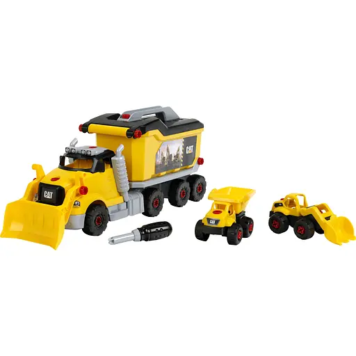 Набор игрушечных грузовиков Klein Cat 4 в 1 (3252) - фото 2