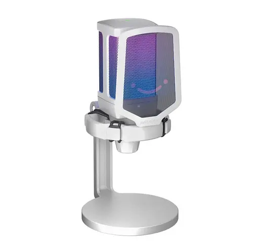 Микрофон конденсаторный Fifine FQ-6 RGB USB White - фото 2