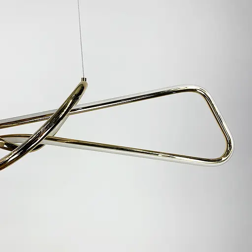 Современная золотая люстра AVIZE в двух размерах Line.F Длина 85 см - фото 6