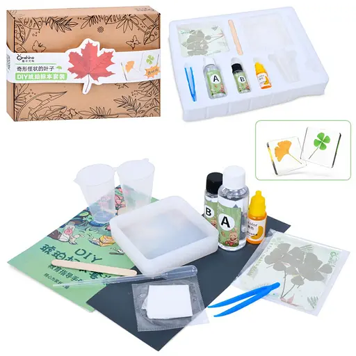 Детский набор для творчества "Cухоцвет" Bambi FG231102005M, пинцет, краска, застывающая жидкость - фото 1