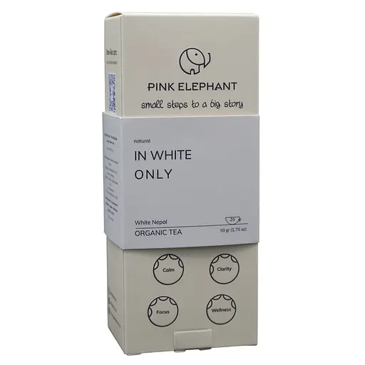 In White Only: белый органический чай из Непала Pink Elephant 50 гр