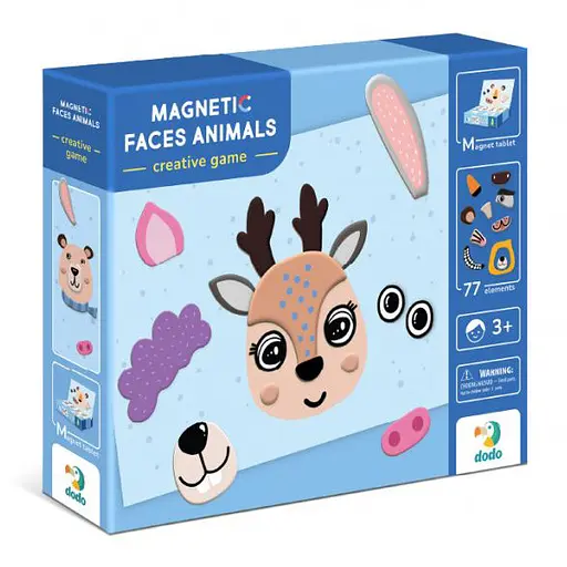 Игра на магнитах "Магнитные мордочки" DoDo Toys 200209 - фото 1