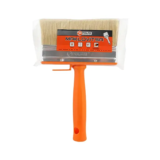 Кисть макловица Polax 40 х 140 мм профессиональная смешанный ворс, пластиковая ручка (12-004) - фото 2