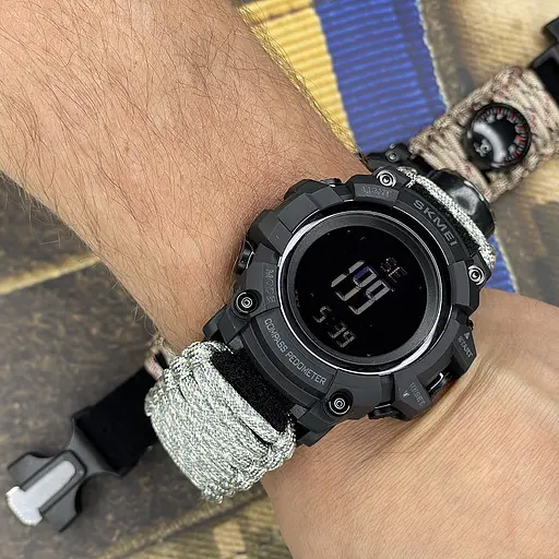 Наручные часы мужские 1356ACUPK ACU Tactic Compass Skmei acs0030799 - фото 4