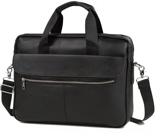 Чоловіча шкіряна сумка Vintage 40х28х7 см sum0012392 - фото 1