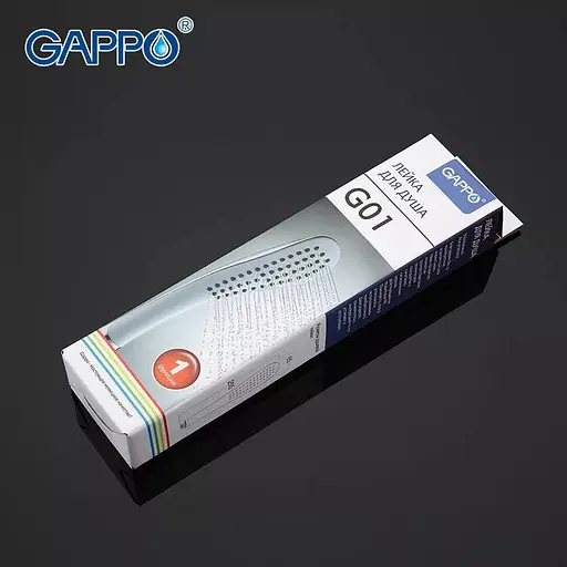 Ручной душ 1-режим белый Gappo G01, Белый - фото 4